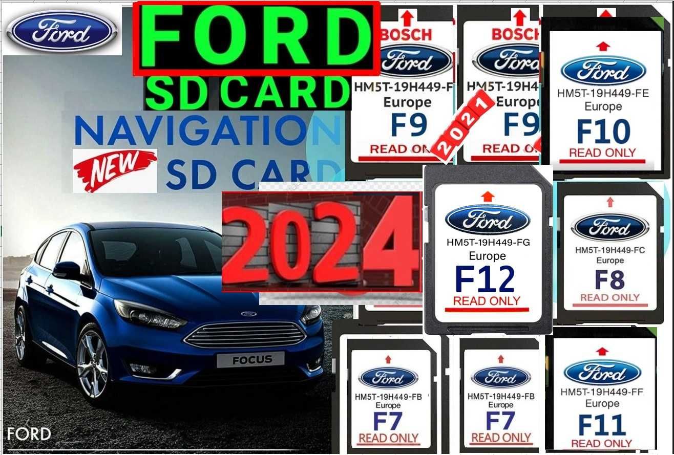 F12 SD card 2024 Форд навигация ъпдейт Sync2 FORD СД карта Lincoln USA