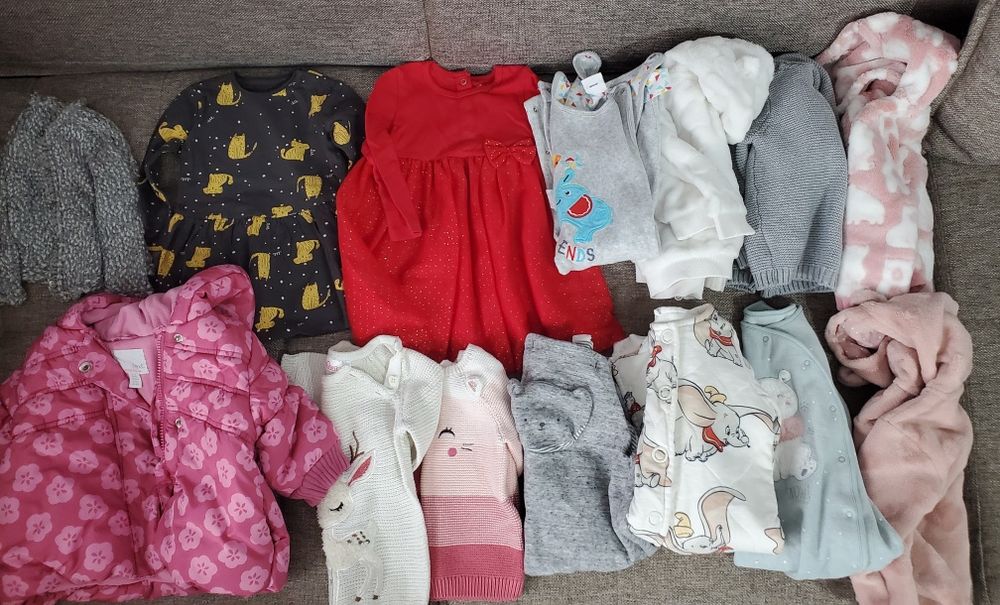 Lot haine fetite 74 cm