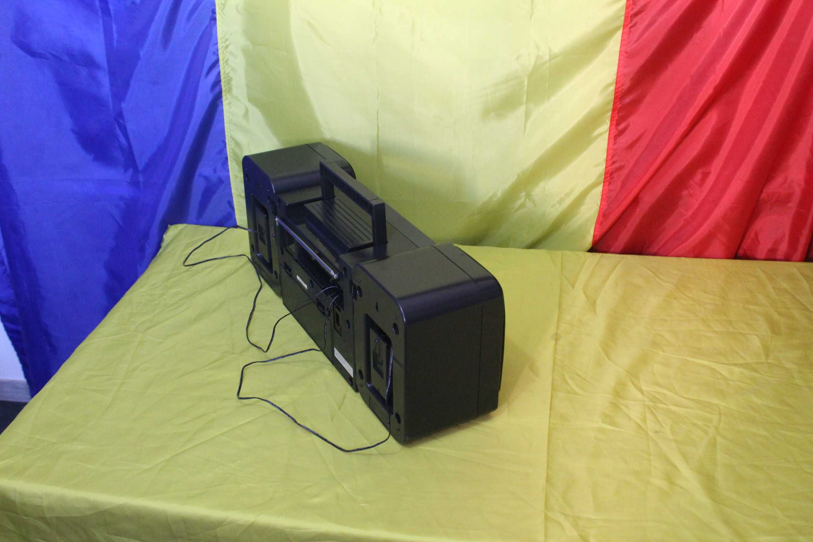 Radio dublu  casetofon  vechi - ( Germania )  SHARP wf - a 50