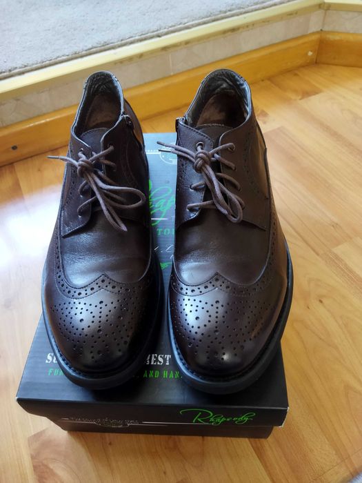 Ботинки модельные Ridge (Стамбул),кожа,оригинал,новые,р-р 42