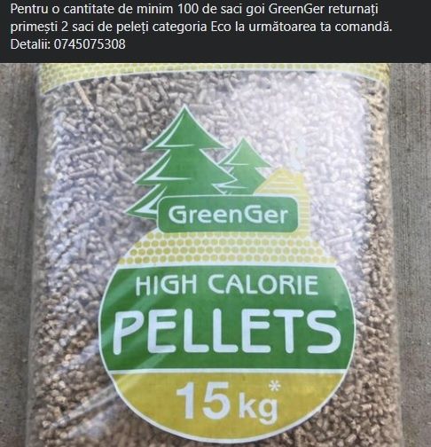 Peleți de brad la 1550 ron/to