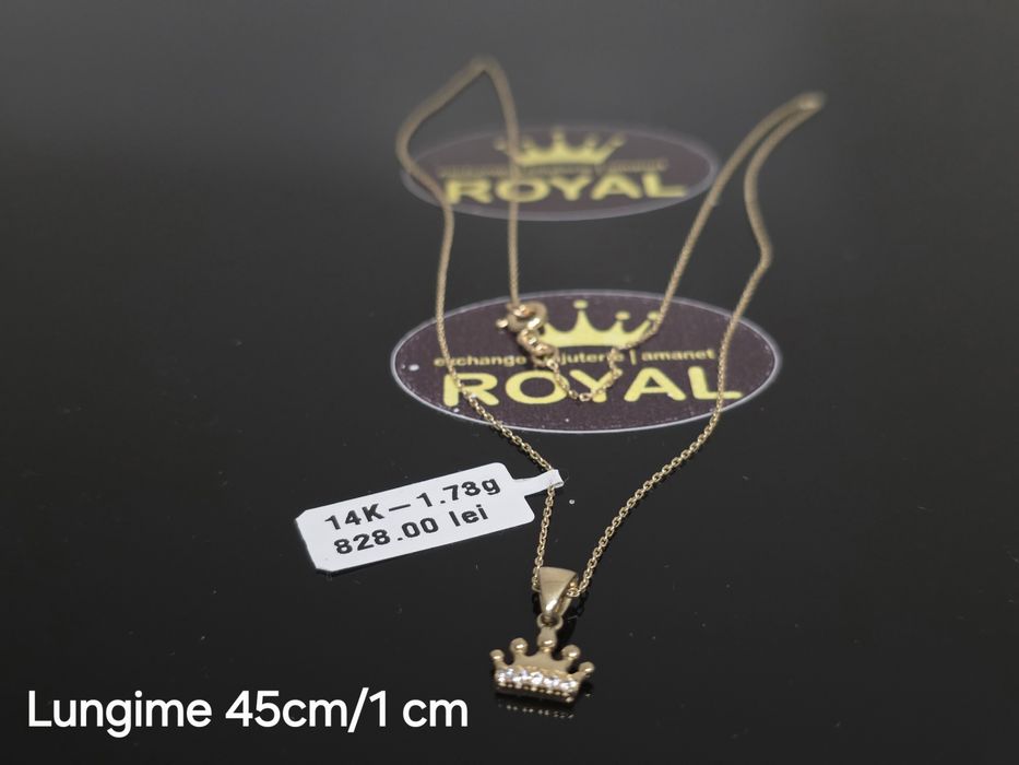 Bijuteria Royal: Lant aur 14k/ 1.73 gr