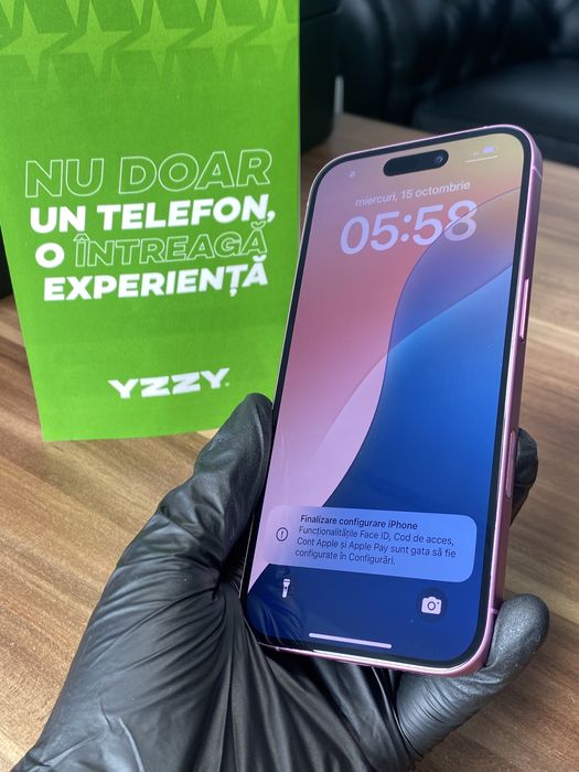 iPhone 16 / 128 GB / Sănătate baterie 96% / Foarte bun