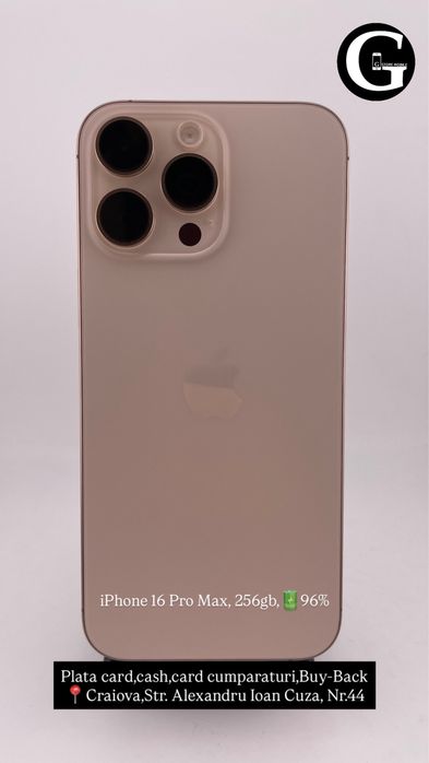 G Store Mobile! OFERTA: iPhone 16 Pro Max 256gb!