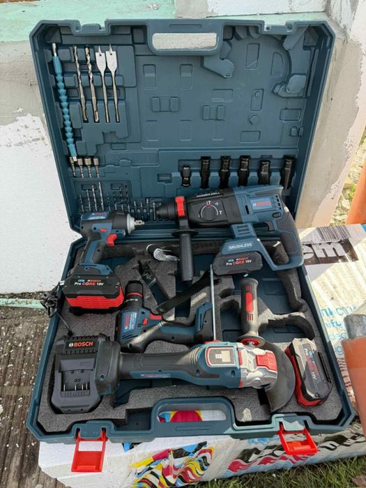 4в1 комплект Bosch 18V