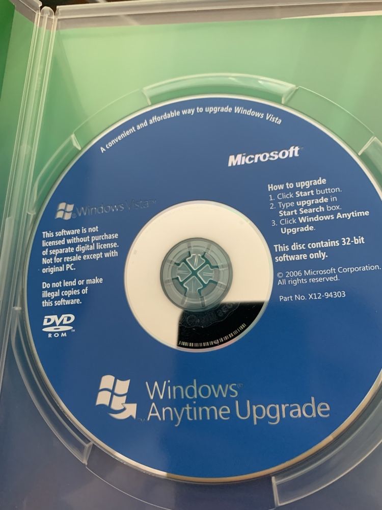 Windows Vista anytime update