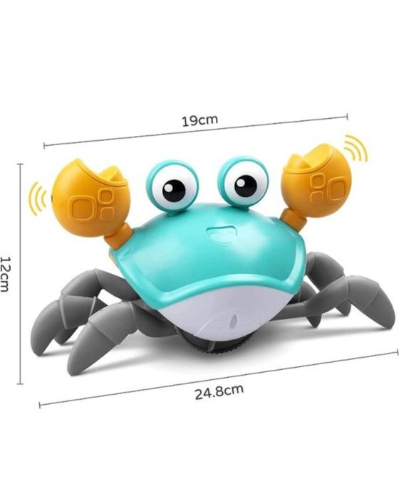 Интерактивна играчка ходещ рак, с музика и LED светлини