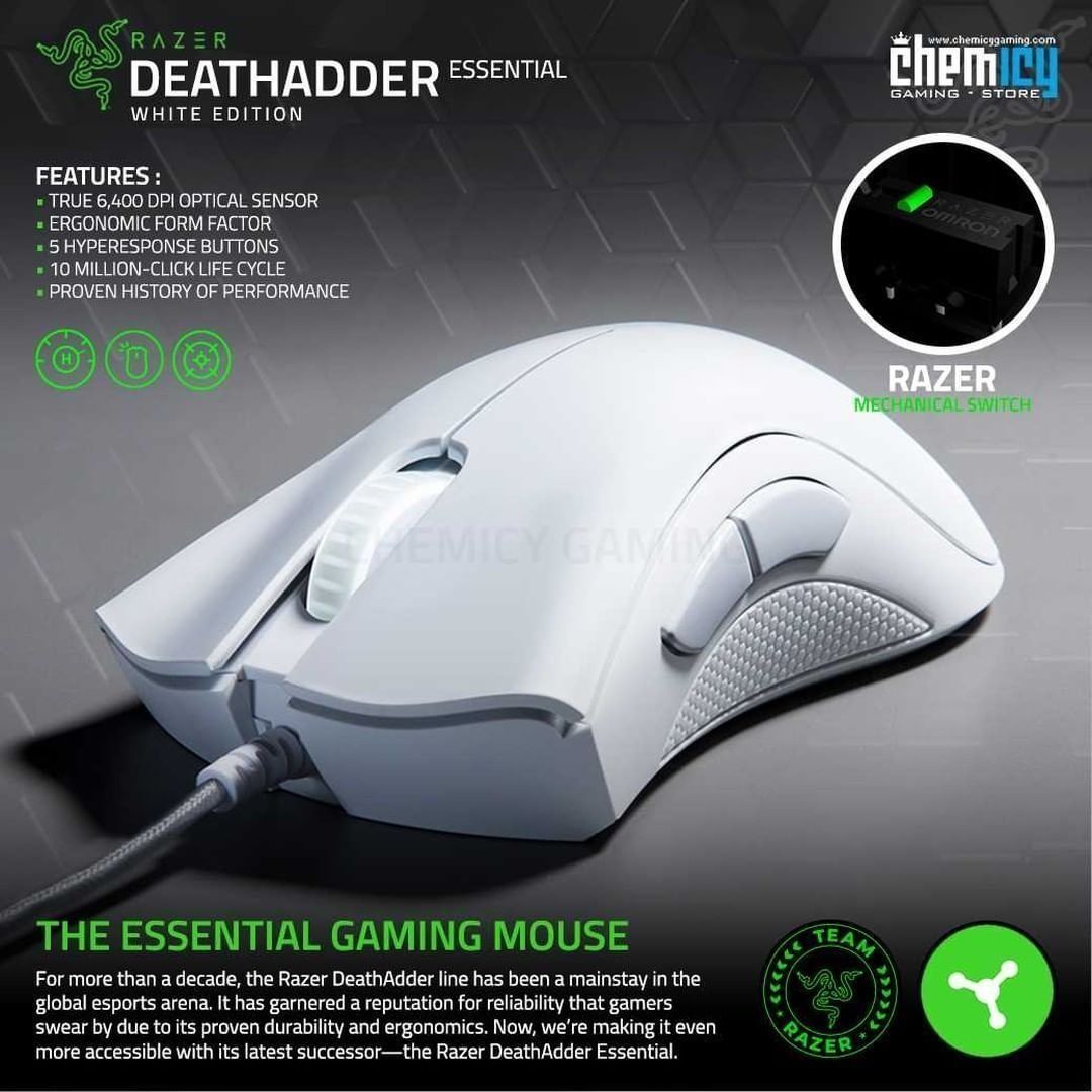 СКИДКА! RAZER Deathadder Essential Игровая мышка/мышь/mishka /DPI 6400