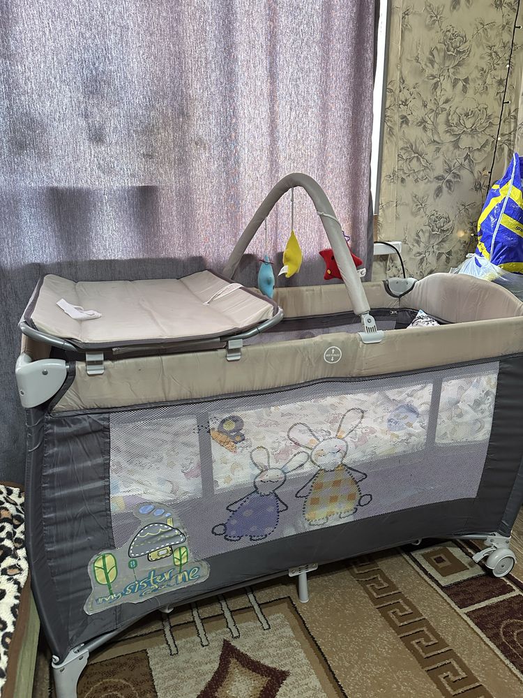 Продают кровать манеж 3в1