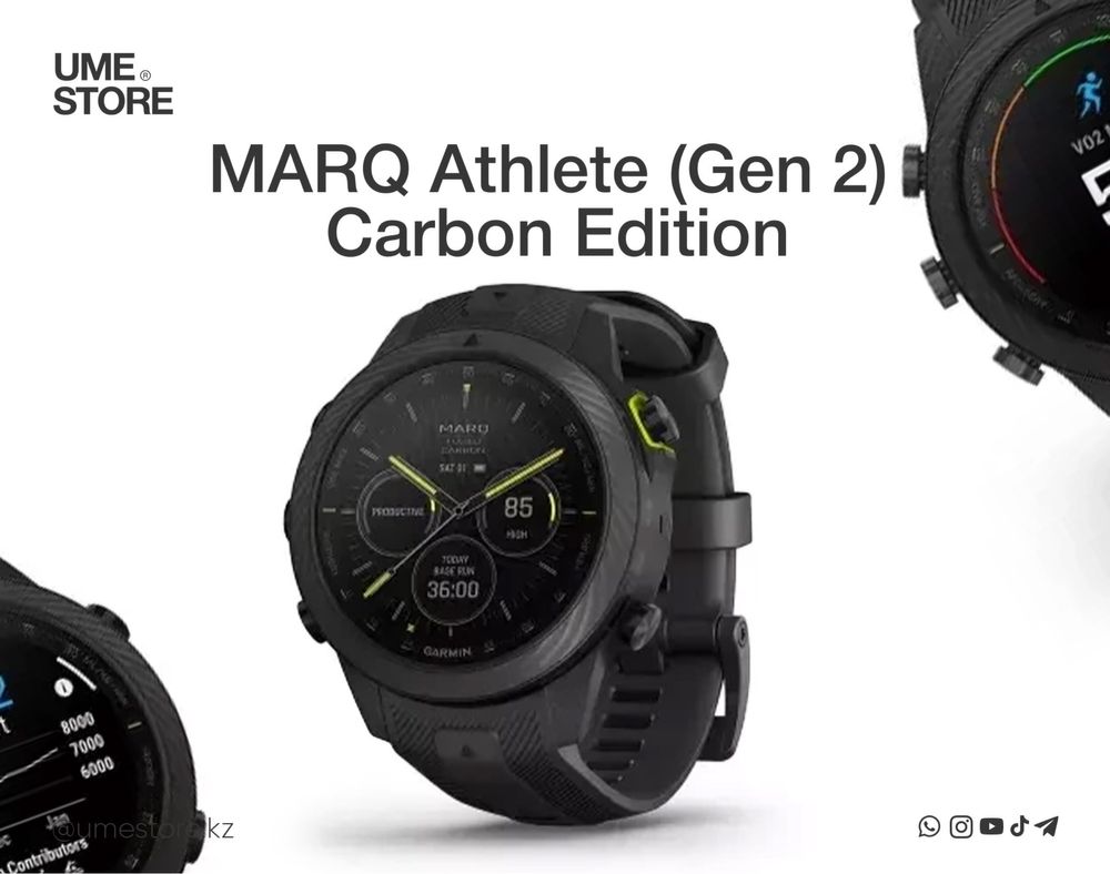 Умные часы Garmin Marq gen 2 Athlete Carbon