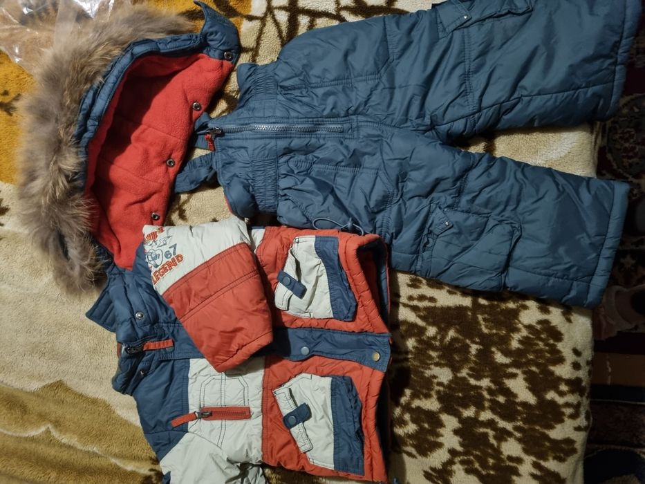 Зимний комбинезон на мальчика