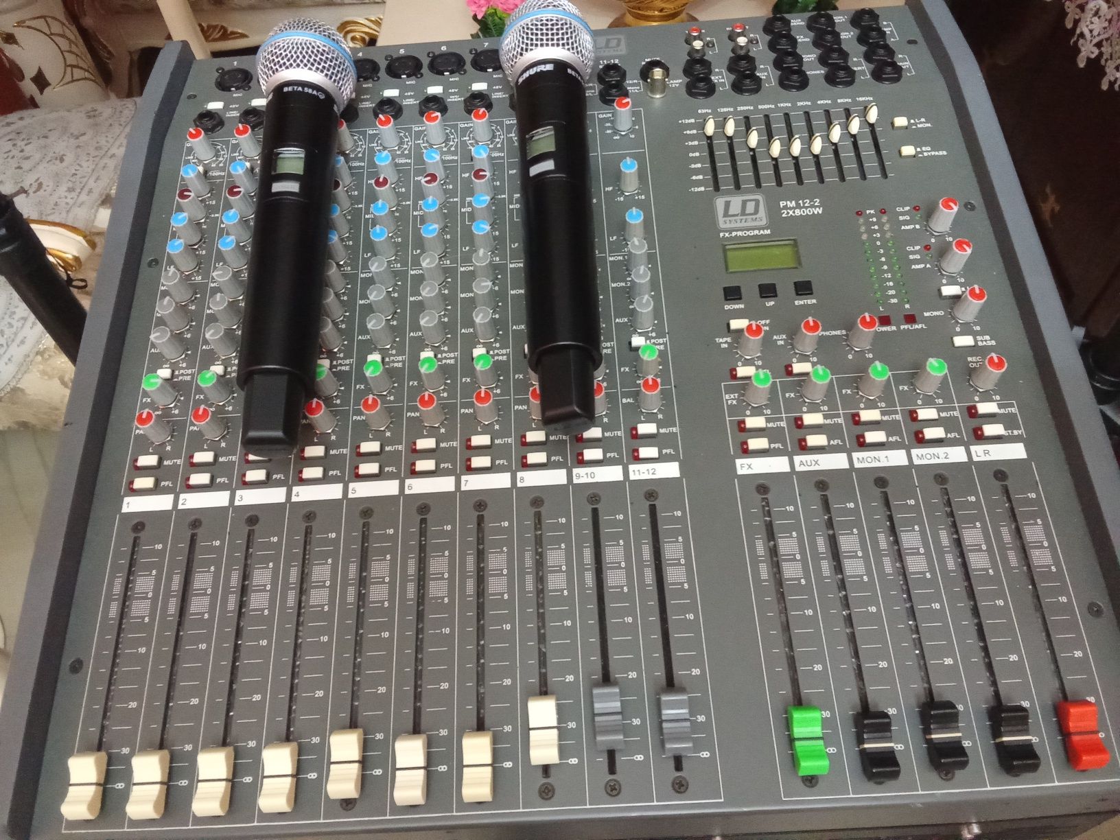 Mixer, boxe stative