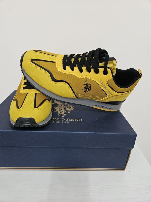 Sneakers barbati noi,U.S Polo Assn,marimea 42