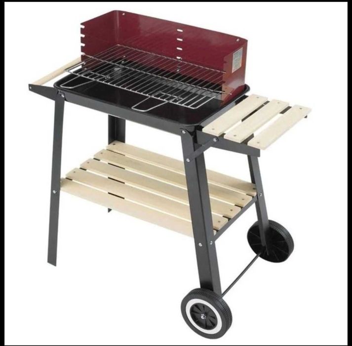 Gratar mobil pe roti NOU 84 x 86 x 45 cm