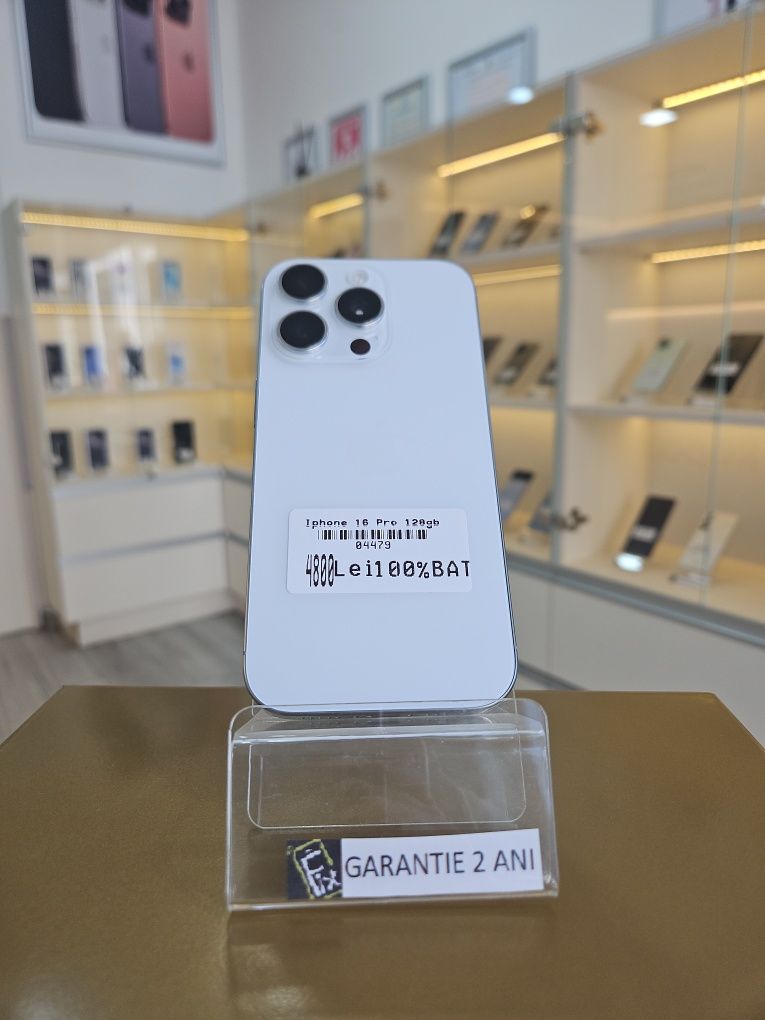 Iphone 16 pro, 128 Gb, 2Ani garantie bon fiscal/Factura