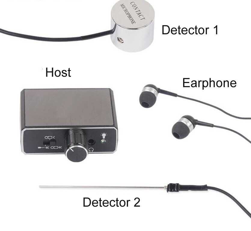 Microfon audio perete de buna calitate. Amplifica voce/scurgeri apa