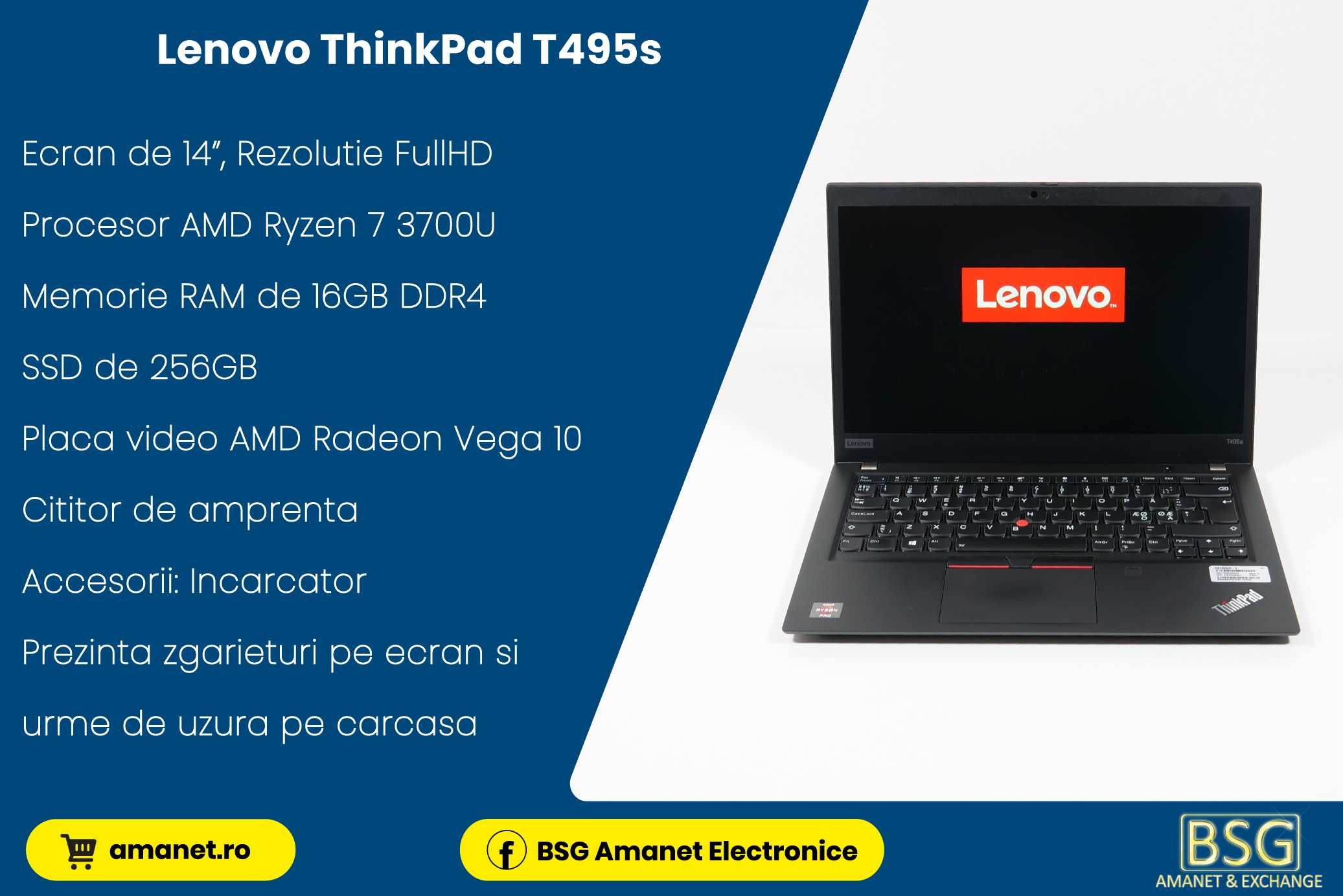 LENOVO ThinkPad T495s - BSG Amanet & Exchange