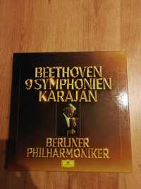 Vând set viniluri Beethoven 9 Symphonien Karajan Berliner Philharmonik
