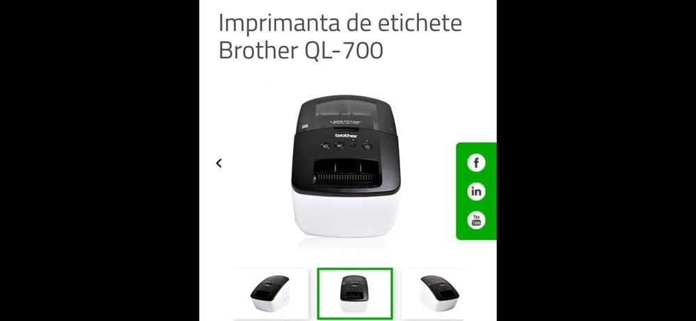 imprimanta etichete 62 mm brother