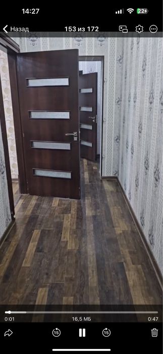 Аренда новостройка 1 хонали уй,4 этаж лифт бор .Адрес Дошкольный .250$