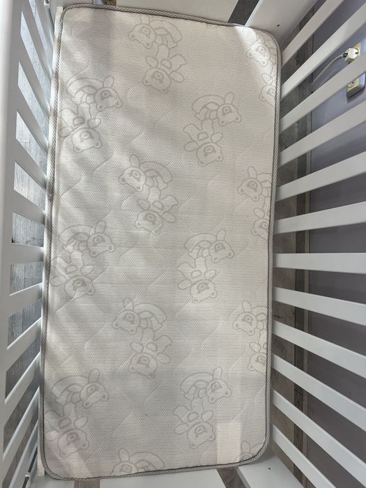 Дървена MDF кошара Dizain baby Lanza  60/120 с подвижна решетка