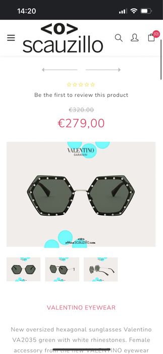 VALENTINO оригинални очила