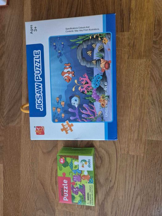 Пъзели Trefl, Ravensburger, Clementoni, кинетичен пясък, жизнени цикли