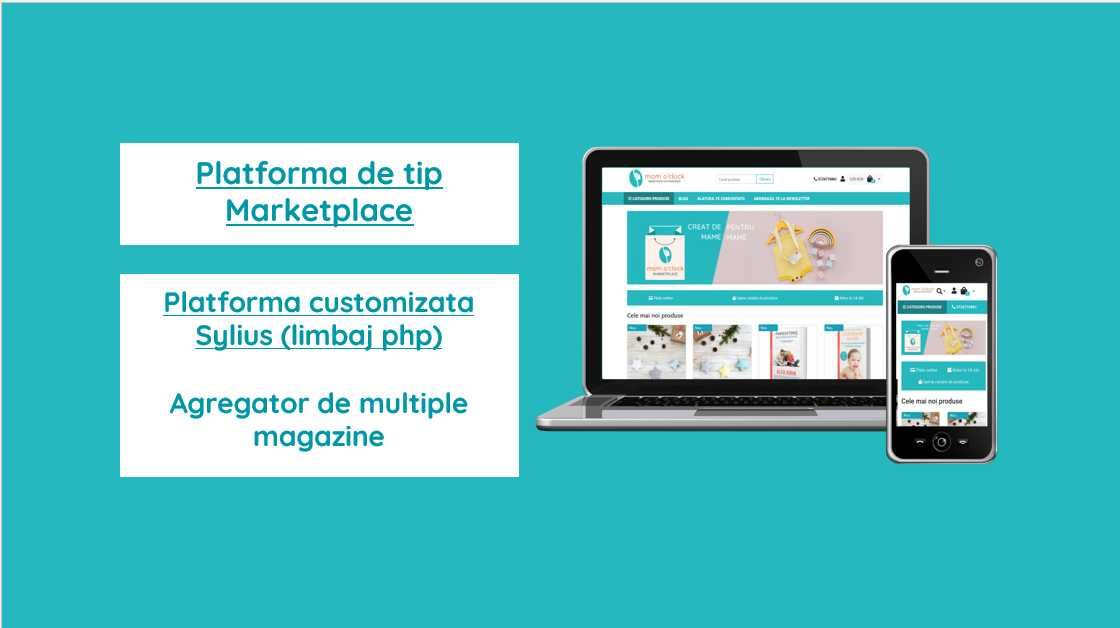 Vanzare website magazin de tip marketplace (Sylius limbaj php)