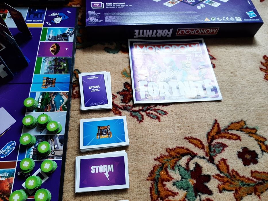 Monopoly Fortnite, limba engleză, piese complete, stare foarte bună