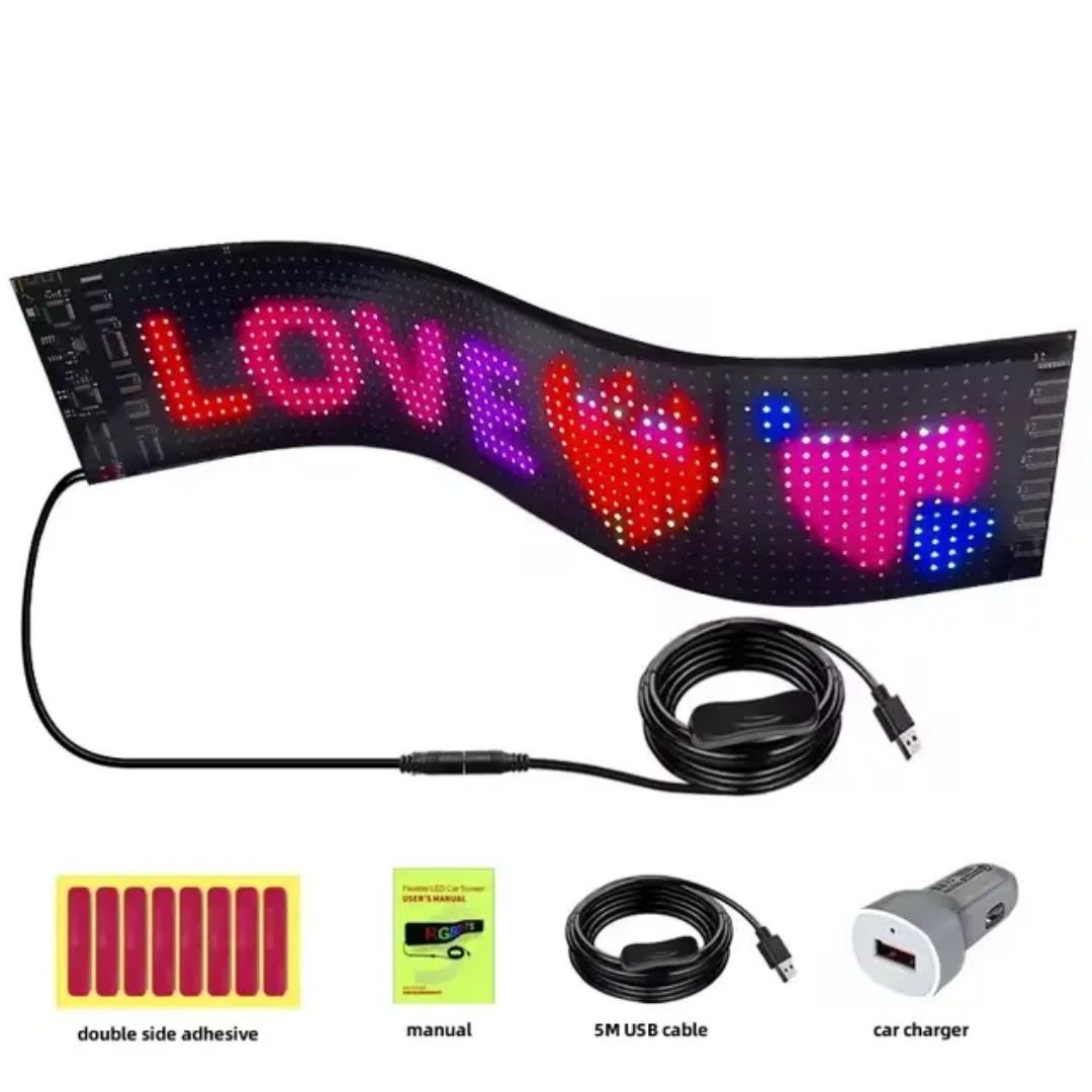 Гъвкава лед  смарт лента за камиони и автомобили.Led flexible light