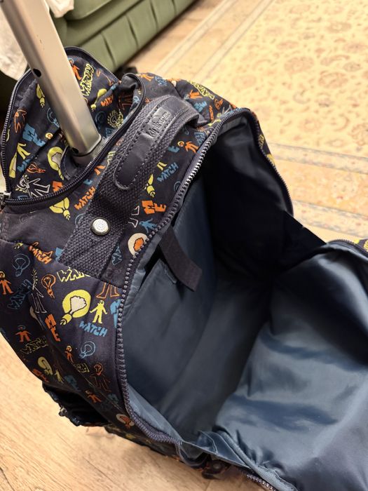 Rucsac Ghiozdan Scoala Kipling Original cu roti usor si incapator