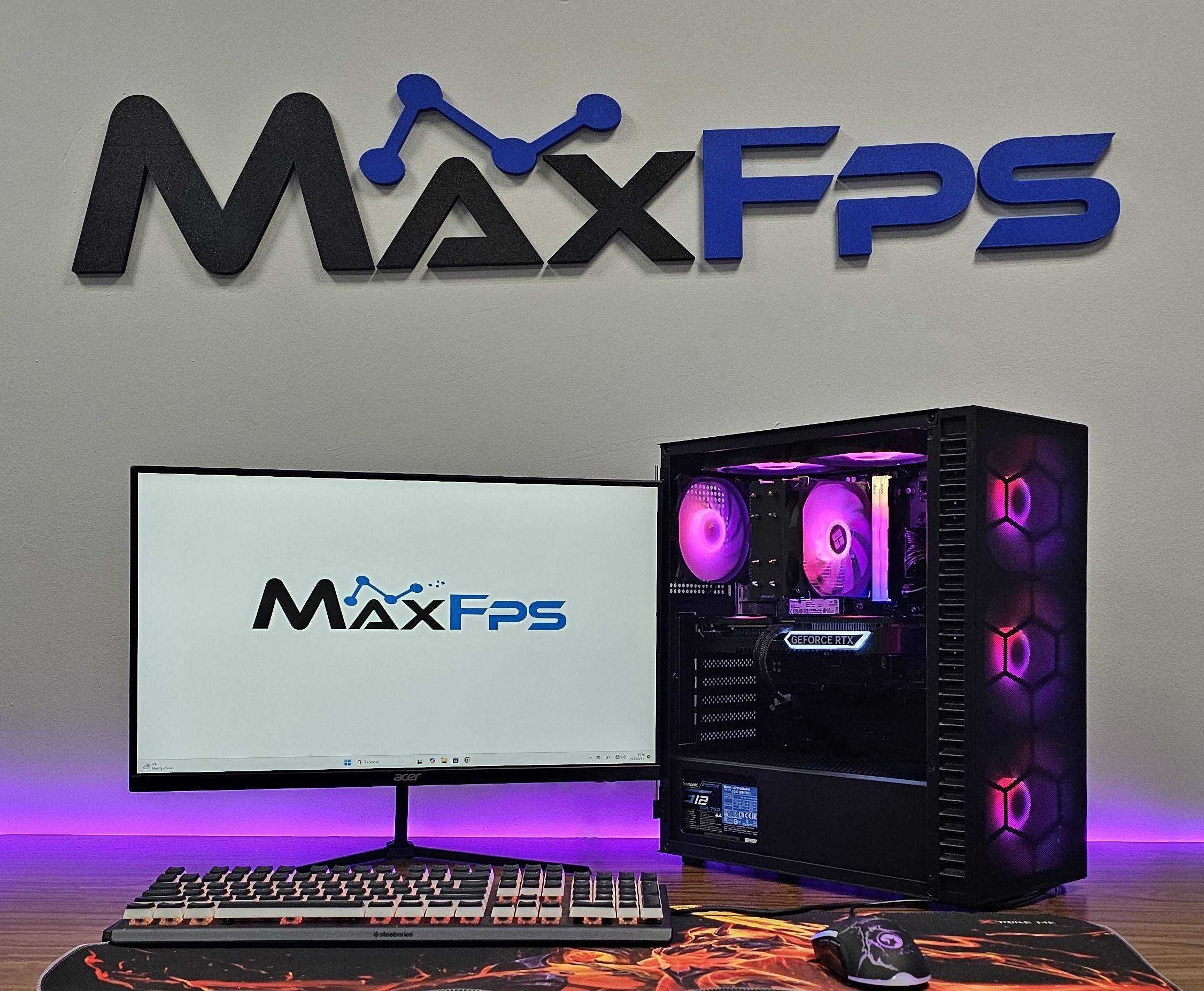 Гаранция! RTX 4060TI, Ryzen 5 5600X, 16GB RAM, Геймърски компютър!