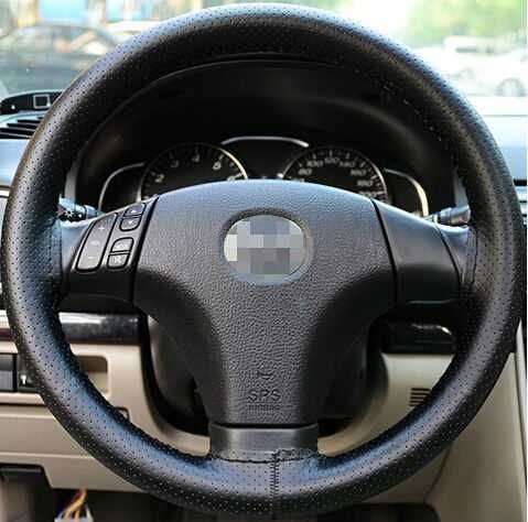 Хобби, отдых и спорт: Кожаный чехол на руль с иголкой и ниткой