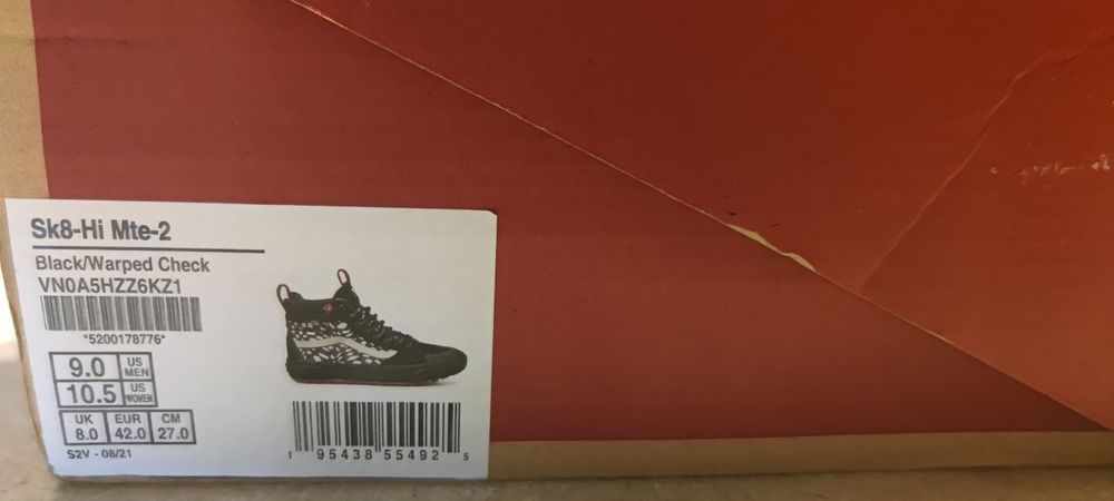 VANS Sk8-Hi Mte-2 Shoes Black