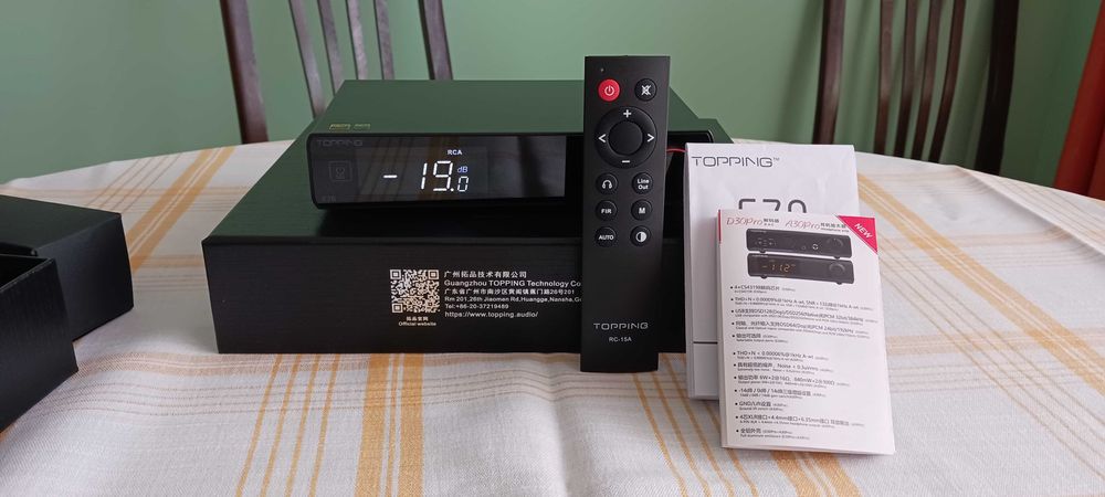 DAC Topping E70 +дистанционно