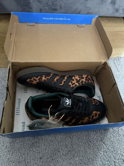 Adidas Samba Leopard Print