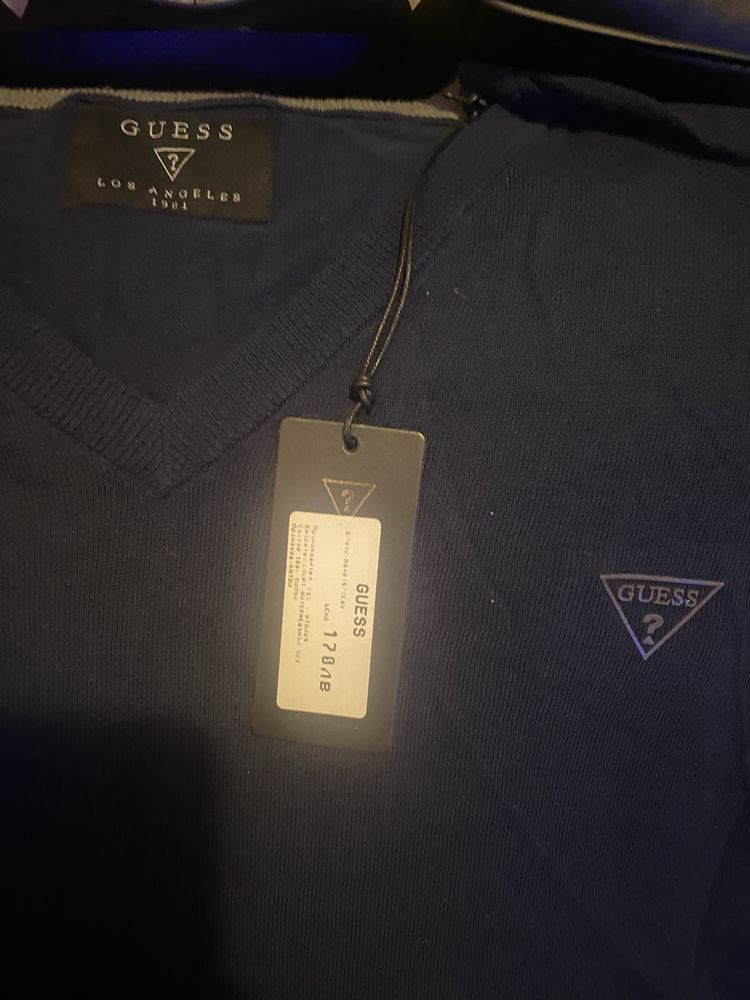 Нов Мъжки пуловер Guess, Tommy Hilfiger l , xxl