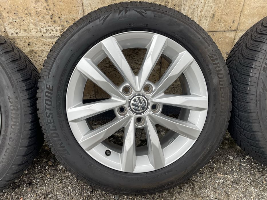Jante Roti 16 VW Touran Jetta Golf 5 6 7 8 Anvelope iarna 205 55 R16