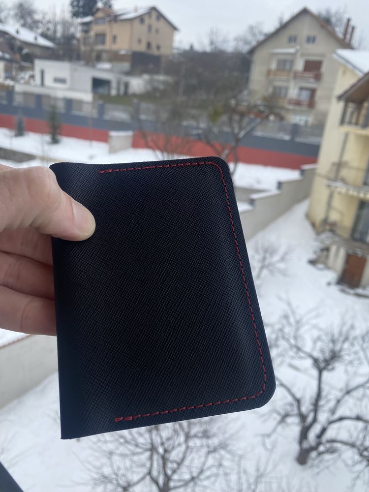Portcard/portofel card /bancnote /buletin -handmade (piele safiano)
