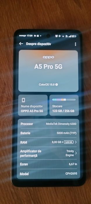 Vând Oppo A5 Pro Nou Sigilat