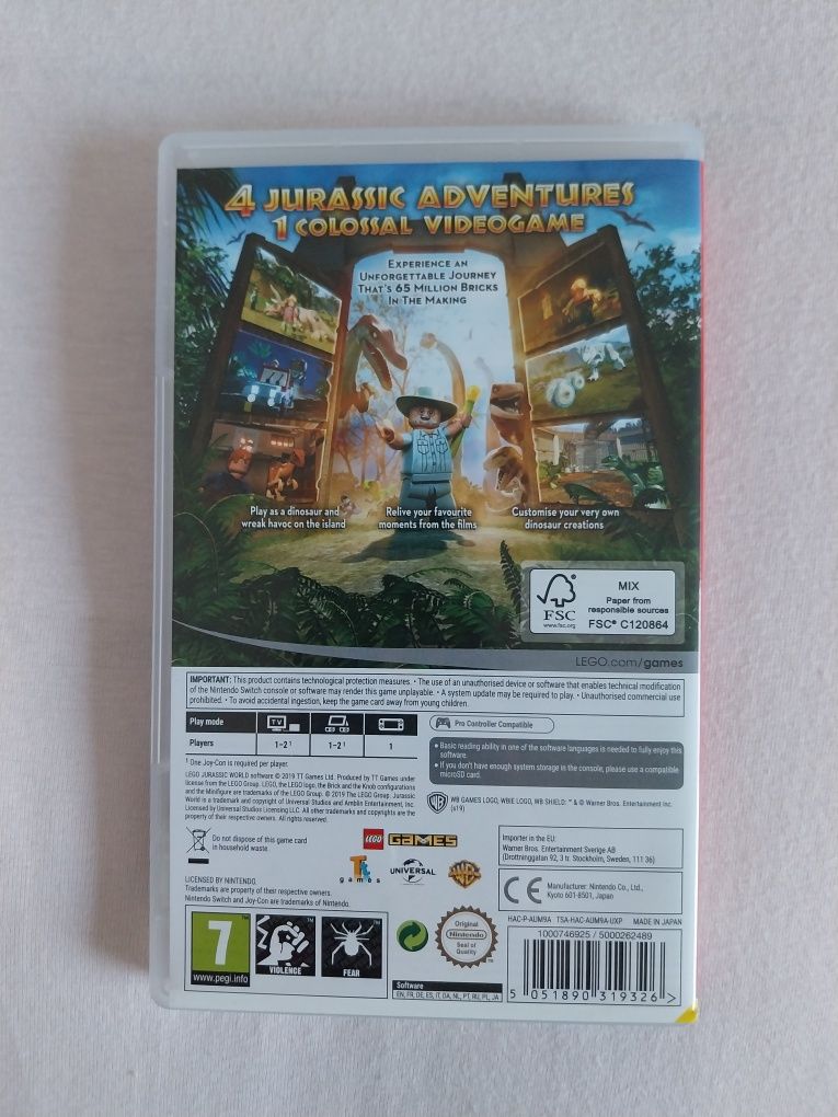 LEGO Jurassic World (Nintendo Switch)