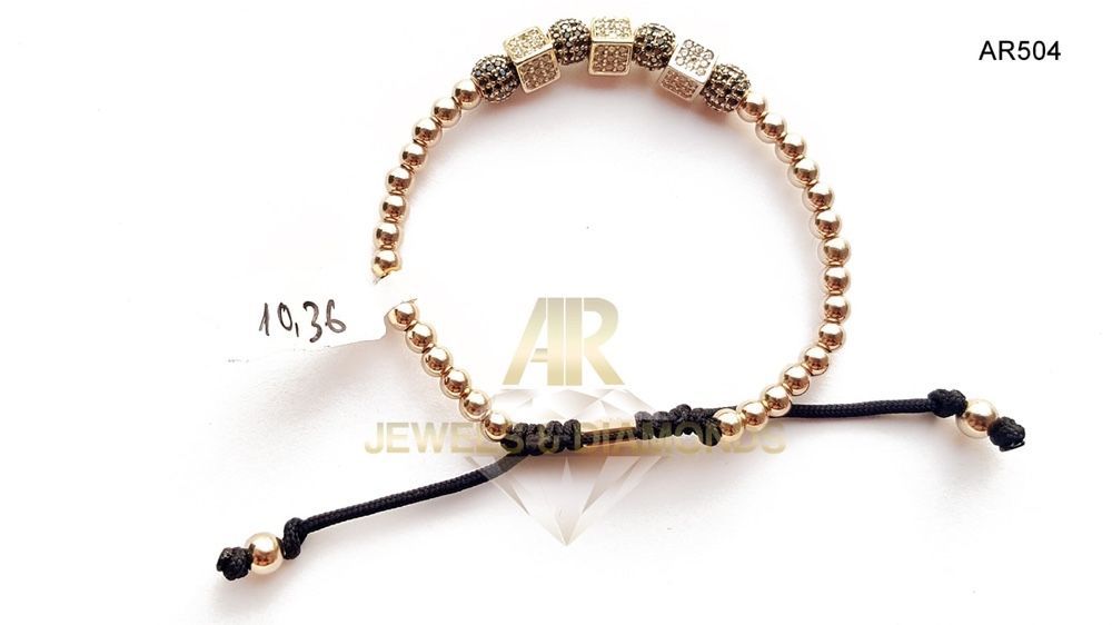 Vand bratara AUR 14 k 10.36 gr model nou ARJEWELS(AR504)