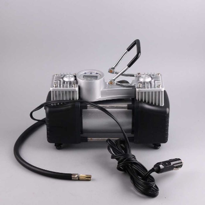 Въздушен компресор за гуми KraftRoyal 12V/23А с манометър