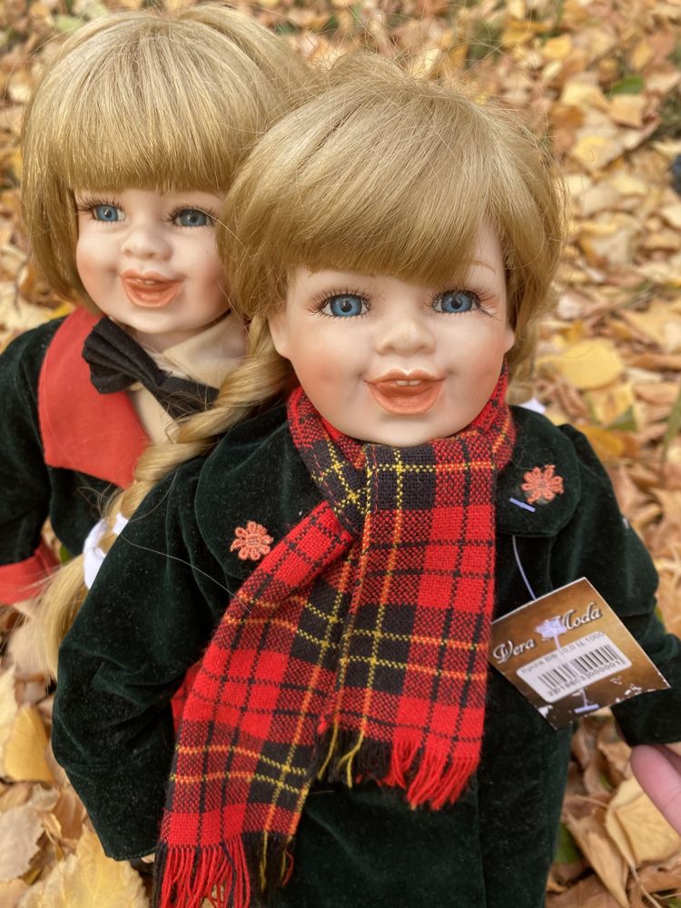 Фарфоровые винтажные куклы