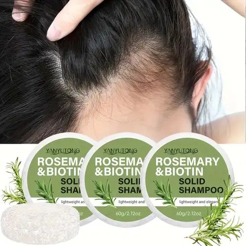 Твърд шампоан с розмарин и биотин – 60 g ( 2.12 oz )