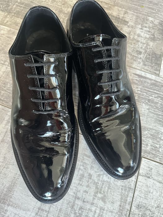 Pantofi barbati ceremonie din piele lacuita