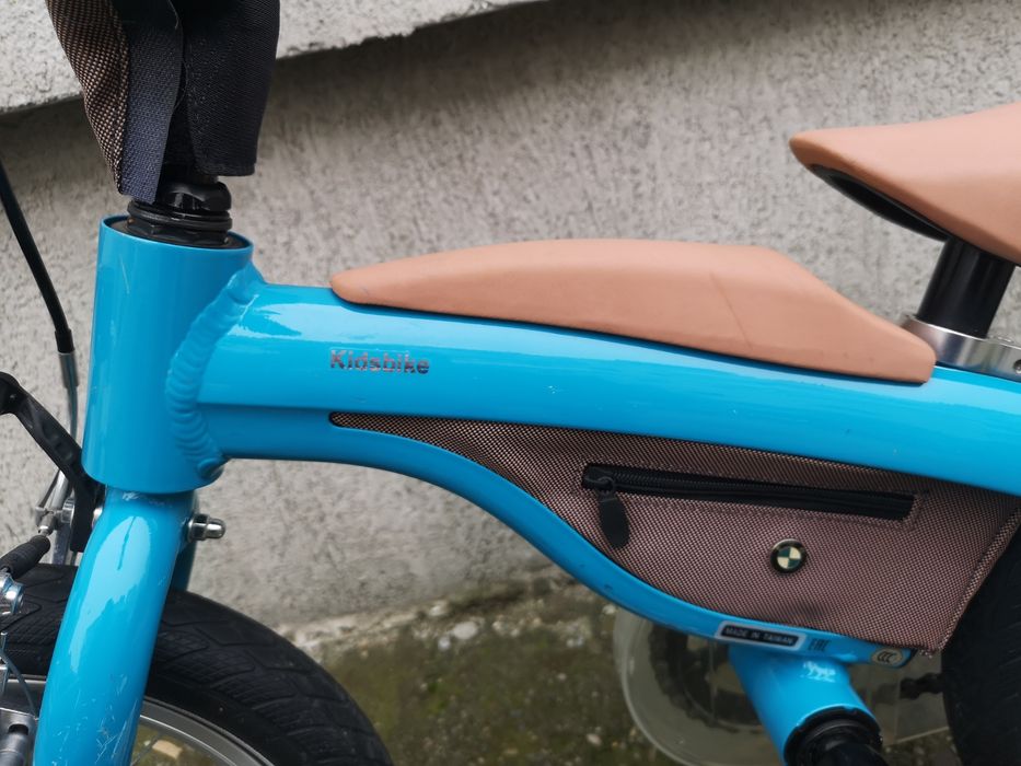 Bicicleta copii BMW Kidsbike 2 in 1, 14 zoll de la 2,5 ani la 6 ani