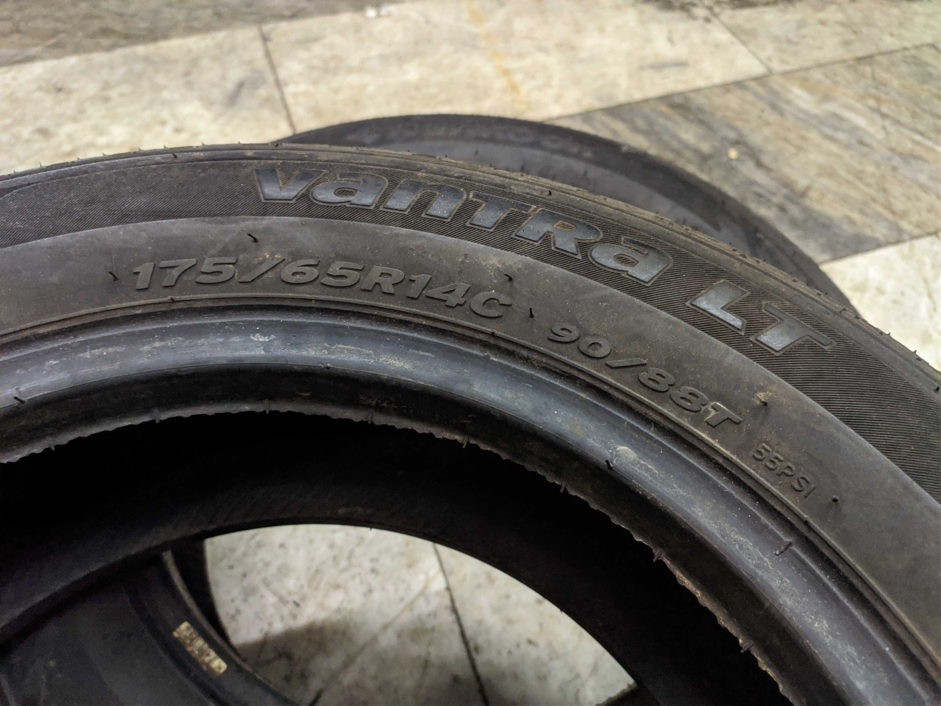 2бр Усилени гуми за ремарке, платформа - 175 65 14 С - Hankook