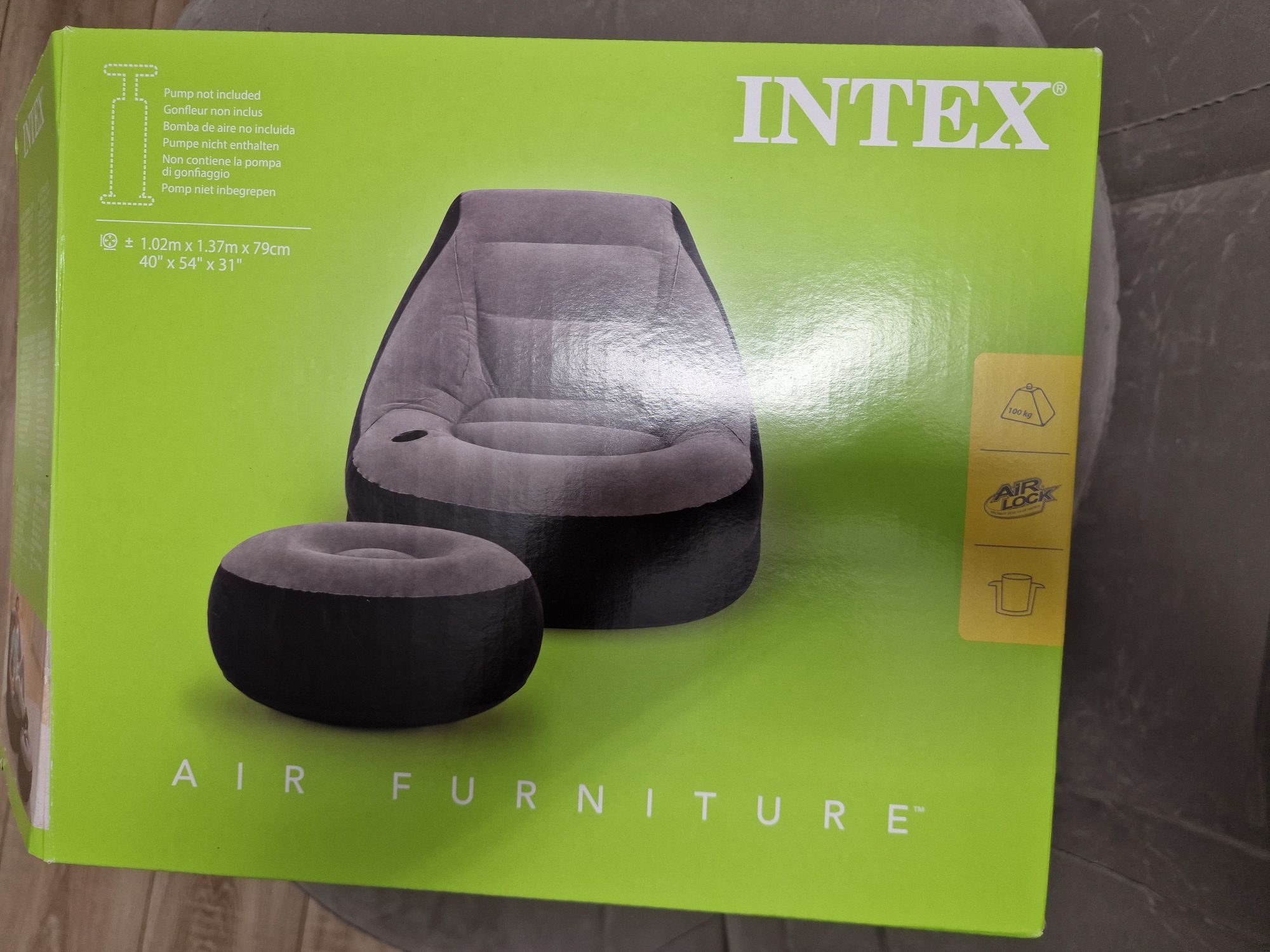 Продавам надявам фотьойл Intex