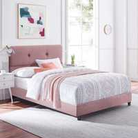 Легло DOLORES кадифе в Розово или Сиво, за матрак 120х200, HM648